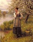 Beneath The Apple Tree by Daniel Ridgway Knight